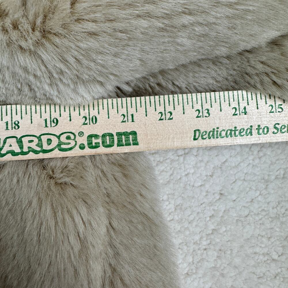 80s Vintage Jordache Faux Fur Coat Luxe Animal Preppy Mean Girls - Picture 10 of 12